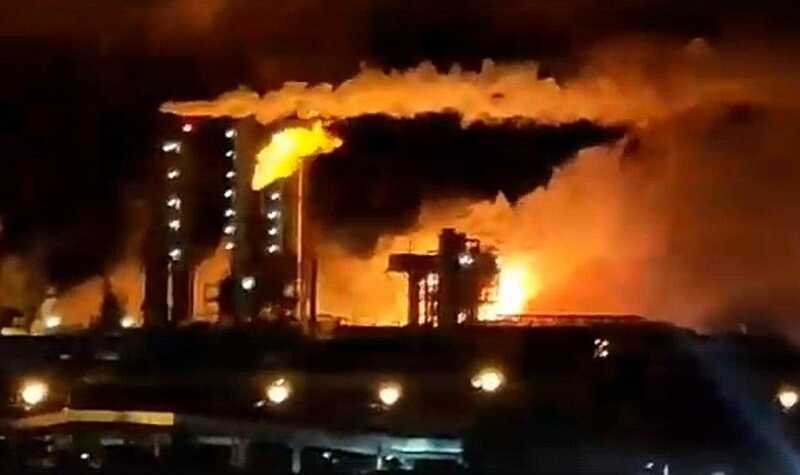 В результате пожара на заводе «Азот» в Тульской области пострадали люди