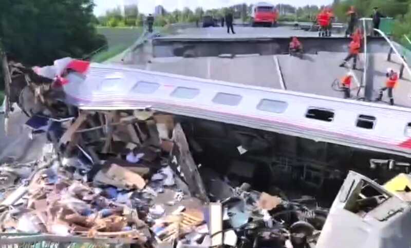 В результате аварии в Брянской области погиб машинист локомотива