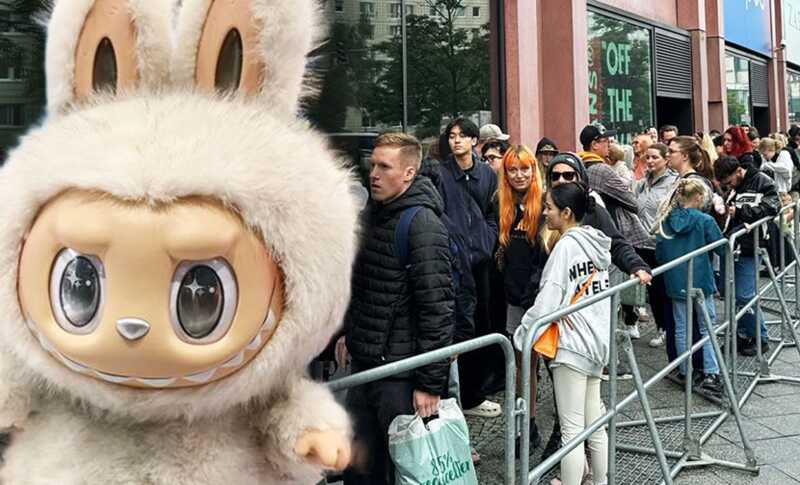 В Берлине на открытие магазина с Лабубу пришло множество людей